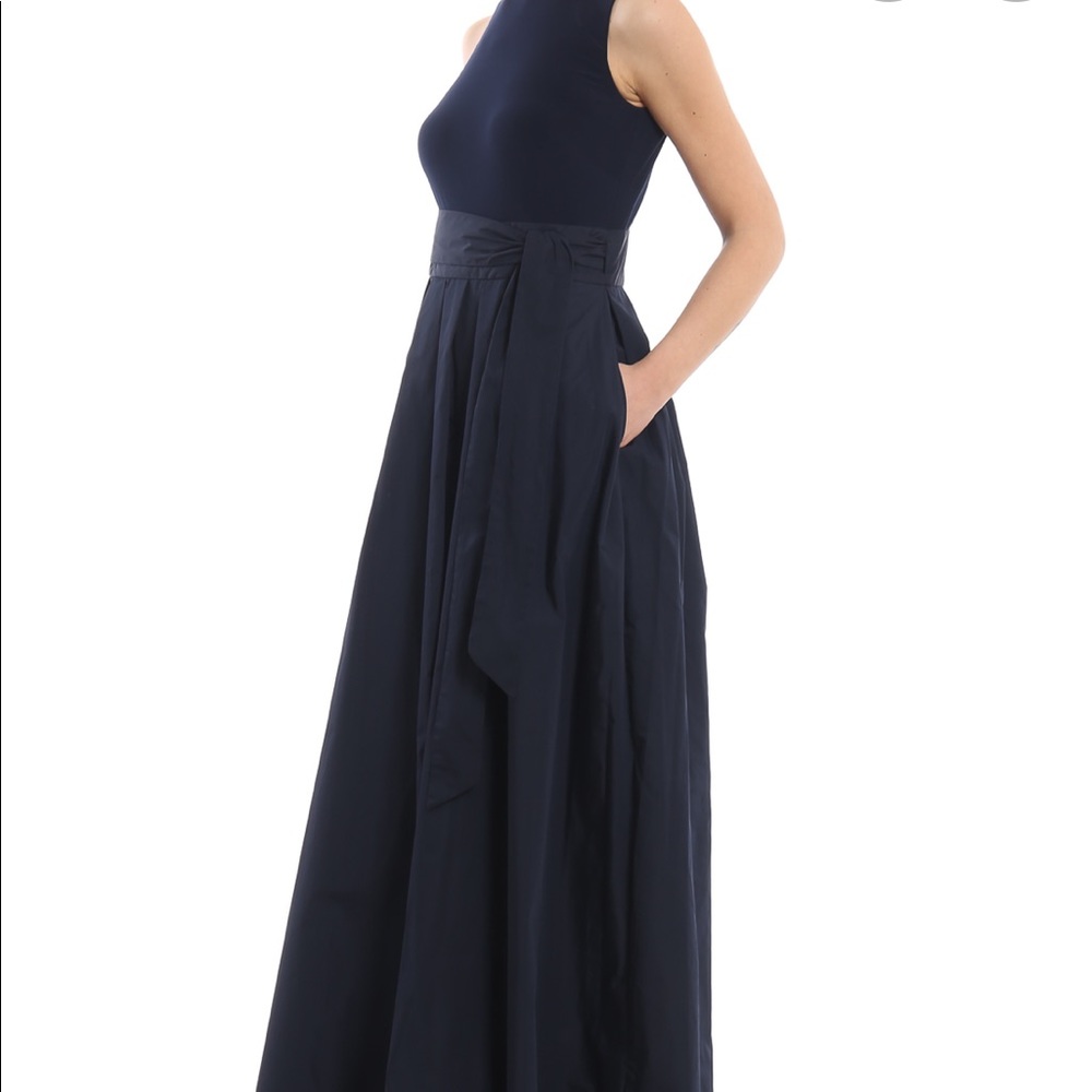 Lauren Ralph Lauren Jersey and Tafetta gown